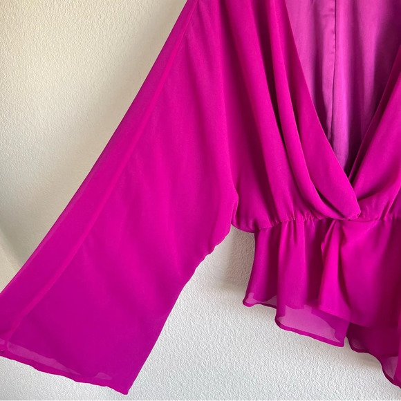 Revolve Anaya Blouse in Magenta - Picture 4 of 13